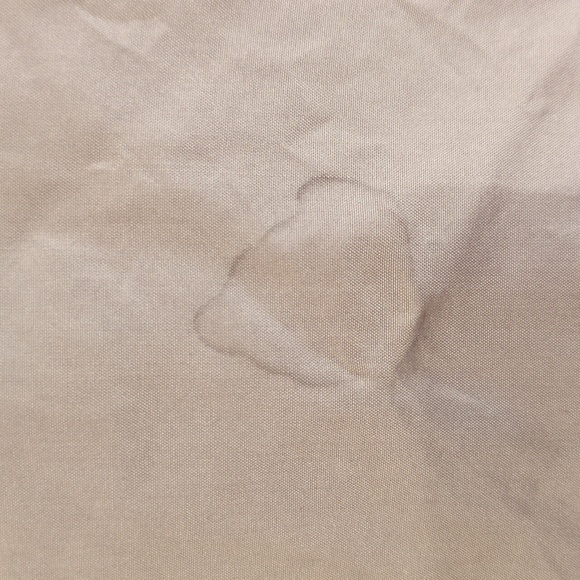 VINTAGE Together | 100% Silk | Tan | Long Sleeve Button Down | Size Medium | - Picture 8 of 10